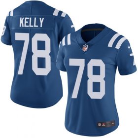 Wholesale Cheap Nike Colts #78 Ryan Kelly Royal Blue Team Color Women\'s Stitched NFL Vapor Untouchable Limited Jersey