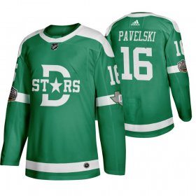Wholesale Cheap Adidas Dallas Stars #16 Joe Pavelski Men\'s Green 2020 Winter Classic Retro NHL Jersey