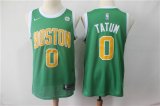 Wholesale Cheap Nike Celtics 0 Jayson Tatum Green Stitched 2019 Swingman Earned Edition Jersey