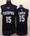 Wholesale Cheap Memphis Grizzlies #15 Vince Carter Navy Blue Swingman Jersey