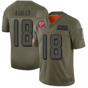 Wholesale Cheap Nike Falcons #18 Calvin Ridley Camo Men's Stitched NFL Limited 2019 Salute To Service Jersey