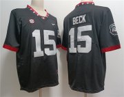 Cheap Gonzaga Bulldogs #15 Carson Beck Black Stitched Jersey