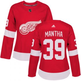 Wholesale Cheap Adidas Red Wings #39 Anthony Mantha Red Home Authentic Women\'s Stitched NHL Jersey