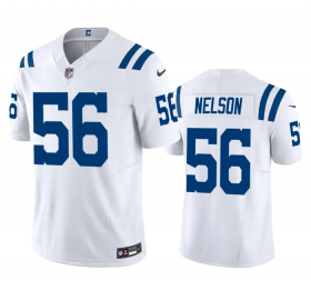 Wholesale Cheap Men\'s Indianapolis Colts #56 Quenton Nelson White 2023 F.U.S.E Vapor Untouchable Stitched Football Jersey