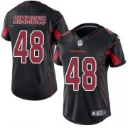 Wholesale Cheap Nike Cardinals #48 Isaiah Simmons Black Women's Stitched NFL Limited Rush Jersey