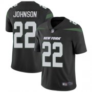 Wholesale Cheap Nike Jets #22 Trumaine Johnson Black Alternate Men's Stitched NFL Vapor Untouchable Limited Jersey
