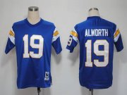 Wholesale Cheap Mitchell And Ness 1984 Chargers #19 Lance Alworth Light Blue Stitched NFL Jersey