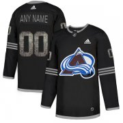 Wholesale Cheap Men's Adidas Avalanche Personalized Authentic Black Classic NHL Jersey