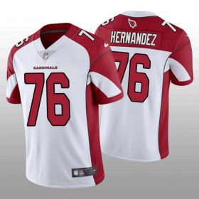Wholesale Cheap Men\'s Arizona Cardinals #76 Will Hernandez White Red Vapor Untouchable Stitched Football Jersey