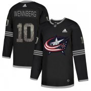 Wholesale Cheap Adidas Blue Jackets #10 Alexander Wennberg Black Authentic Classic Stitched NHL Jersey