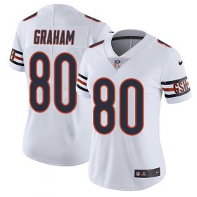 Wholesale Cheap Nike Bears #80 Jimmy Graham White Women\'s Stitched NFL Vapor Untouchable Limited Jersey