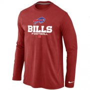 Wholesale Cheap Nike Buffalo Bills Critical Victory Long Sleeve T-Shirt Red