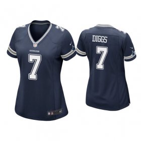 Wholesale Cheap Women\'s Dallas Cowboys #7 Trevon Diggs Navy Vapor Untouchable Limited Stitched Jersey(Run Small)