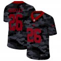 Cheap New York Giants #26 Saquon Barkley Men's Nike 2020 Black CAMO Red Vapor Untouchable Limited Stitched NFL Jersey
