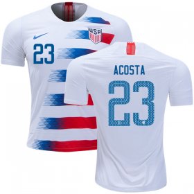 Wholesale Cheap USA #23 Acosta Home Soccer Country Jersey