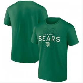 Wholesale Cheap Men\'s Chicago Bears Kelly Green Celtic Knot T-Shirt