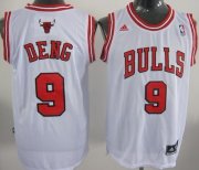 Wholesale Cheap Chicago Bulls #9 Luol Deng Revolution 30 Swingman White Jersey