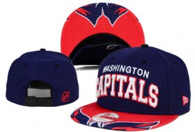 Wholesale Cheap NHL Washington Capitals Team Logo Navy Snapback Adjustable Hat