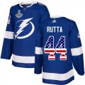 Cheap Adidas Lightning #44 Jan Rutta Blue Home Authentic USA Flag Youth 2020 Stanley Cup Champions Stitched NHL Jersey