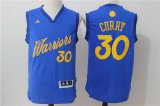 Wholesale Cheap Men's Golden State Warriors #30 Stephen Curry adidas Royal Blue 2016 Christmas Day Stitched NBA Swingman Jersey