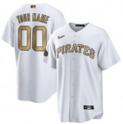 Wholesale Cheap Men's Pittsburgh Pirates Active Player Custom White 2022 All-Star Cool Base Stitched Baseball Jersey