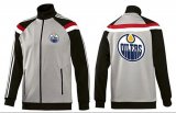 Wholesale Cheap NHL Edmonton Oilers Zip Jackets Grey