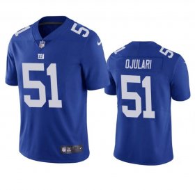 Wholesale Cheap Men\'s New York Giants #51 Azeez Ojulari Blue Vapor Untouchable Limited Stitched Jersey