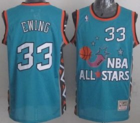 Wholesale Cheap NBA 1996 All-Star #33 Patrick Ewing Green Swingman Throwback Jersey