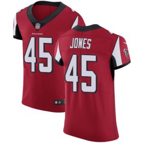 Wholesale Cheap Nike Falcons #45 Deion Jones Red Team Color Men\'s Stitched NFL Vapor Untouchable Elite Jersey