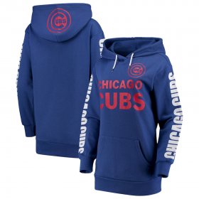 Wholesale Cheap Chicago Cubs G-III 4Her by Carl Banks Women\'s Extra Innings Pullover Hoodie Royal