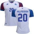 Wholesale Cheap Iceland #20 Hallfredsson Away Soccer Country Jersey