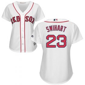 Wholesale Cheap Red Sox #23 Blake Swihart White Home Women\'s Stitched MLB Jersey