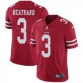 Wholesale Cheap Nike 49ers #3 C.J. Beathard Red Team Color Men's Stitched NFL Vapor Untouchable Limited Jersey
