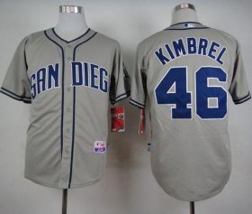 Wholesale Cheap Padres #46 Craig Kimbrel Grey Cool Base Stitched MLB Jersey