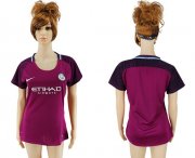 Wholesale Cheap Women's Manchester City Blank Away Soccer Club Jersey