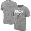Wholesale Cheap Pittsburgh Pirates Nike Authentic Collection Velocity Team Issue Performance T-Shirt Gray