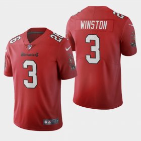 Wholesale Cheap Tampa Bay Buccaneers #3 Jameis Winston Red Men\'s Nike 2020 Vapor Limited NFL Jersey