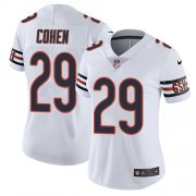 Wholesale Cheap Nike Bears #29 Tarik Cohen White Women's Stitched NFL Vapor Untouchable Limited Jersey
