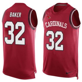 Wholesale Cheap Nike Cardinals #32 Budda Baker Red Team Color Men\'s Stitched NFL Limited Tank Top Jersey