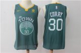 Wholesale Cheap Men's Golden State Warriors #30 Stephen Curry Dark Green 2017-2018 Nike Swingman Rakuten Stitched NBA Jersey