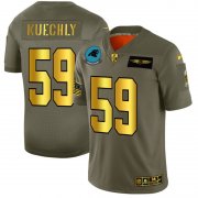 Wholesale Cheap Carolina Panthers #59 Luke Kuechly NFL Men's Nike Olive Gold 2019 Salute to Service Limited Jersey