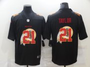 Wholesale Cheap Men's Washington Redskins #21 Sean Taylor Black 2020 Shadow Logo Vapor Untouchable Stitched NFL Nike Limited Jersey