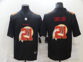Wholesale Cheap Men\'s Washington Redskins #21 Sean Taylor Black 2020 Shadow Logo Vapor Untouchable Stitched NFL Nike Limited Jersey