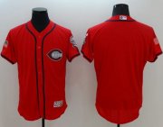 Wholesale Cheap Reds Blank Red Fashion Stars & Stripes Flexbase Authentic Stitched MLB Jersey