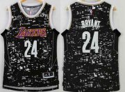 Wholesale Cheap Men's Los Angeles Lakers #24 Kobe Bryant Adidas 2015 Urban Luminous Swingman Jersey