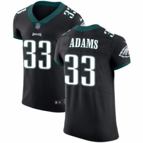Wholesale Cheap Nike Eagles #33 Josh Adams Black Alternate Men\'s Stitched NFL Vapor Untouchable Elite Jersey