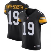 Wholesale Cheap Nike Steelers #19 JuJu Smith-Schuster Black Alternate Men's Stitched NFL Vapor Untouchable Elite Jersey