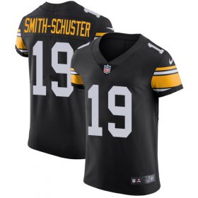 Wholesale Cheap Nike Steelers #19 JuJu Smith-Schuster Black Alternate Men\'s Stitched NFL Vapor Untouchable Elite Jersey