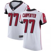 Wholesale Cheap Nike Falcons #77 James Carpenter White Men's Stitched NFL Vapor Untouchable Elite Jersey