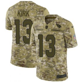 Wholesale Cheap Nike Cardinals #13 Christian Kirk Camo Men\'s Stitched NFL Limited 2018 Salute to Service Jersey